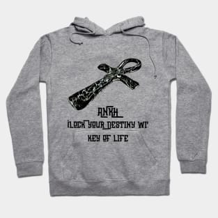 The Ankh Cross Key of Life Ancient Egyptian Symbol Hoodie